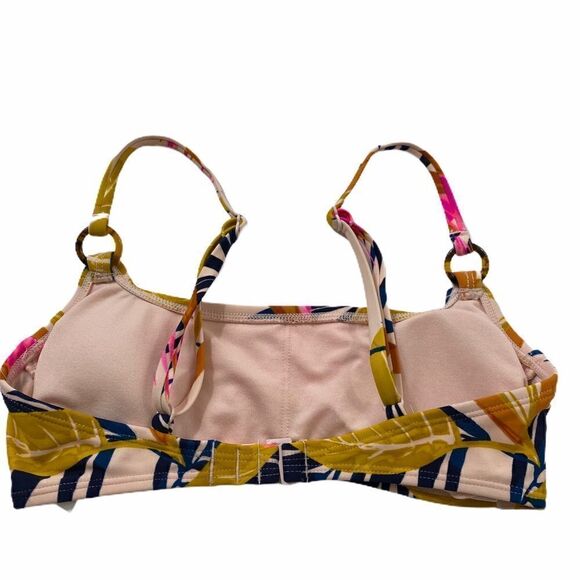 NWT Xhilaration Palm Print Bralette Bikini Top - Picture 4 of 10